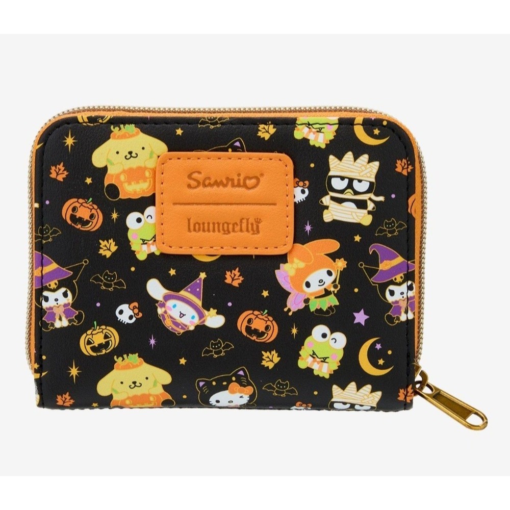 NEW! Loungefly Hello Kitty And Friends Halloween Costumes Zip Around‎ WALLET!